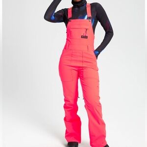 Women's Burton Avalon Bib Pant size medium / snowboard / ski pants bibs